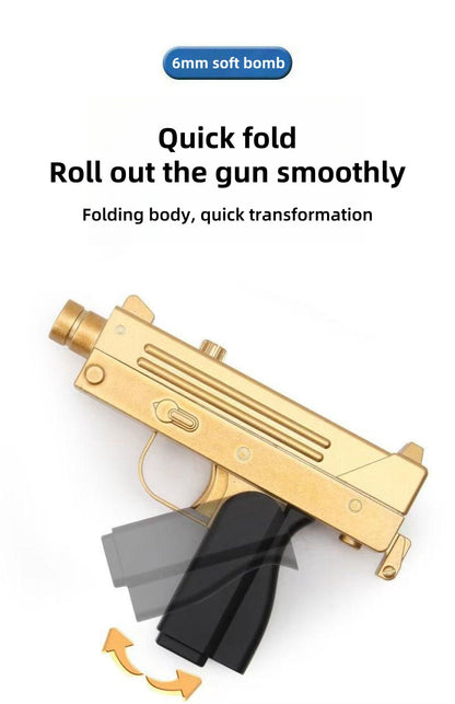 Multifunctional 6mm soft alloy mini launcher toy