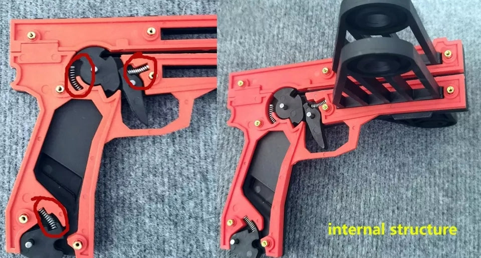 Multifunctional DIY assembling Launcher Toy